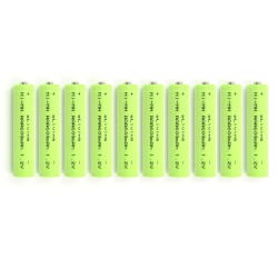 10 piles AAA rechargeables. 600 mAh 1,2 V NiMH