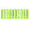 10 piles AAA rechargeables. 600 mAh 1,2 V NiMH