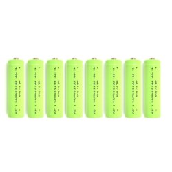 8 piles AA rechargeables. 800mAh NiMH 1.2V