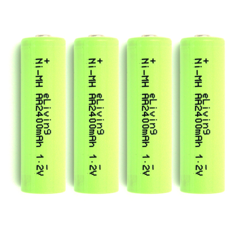 Oplaadbare AA batterijen 2400mAh 4x