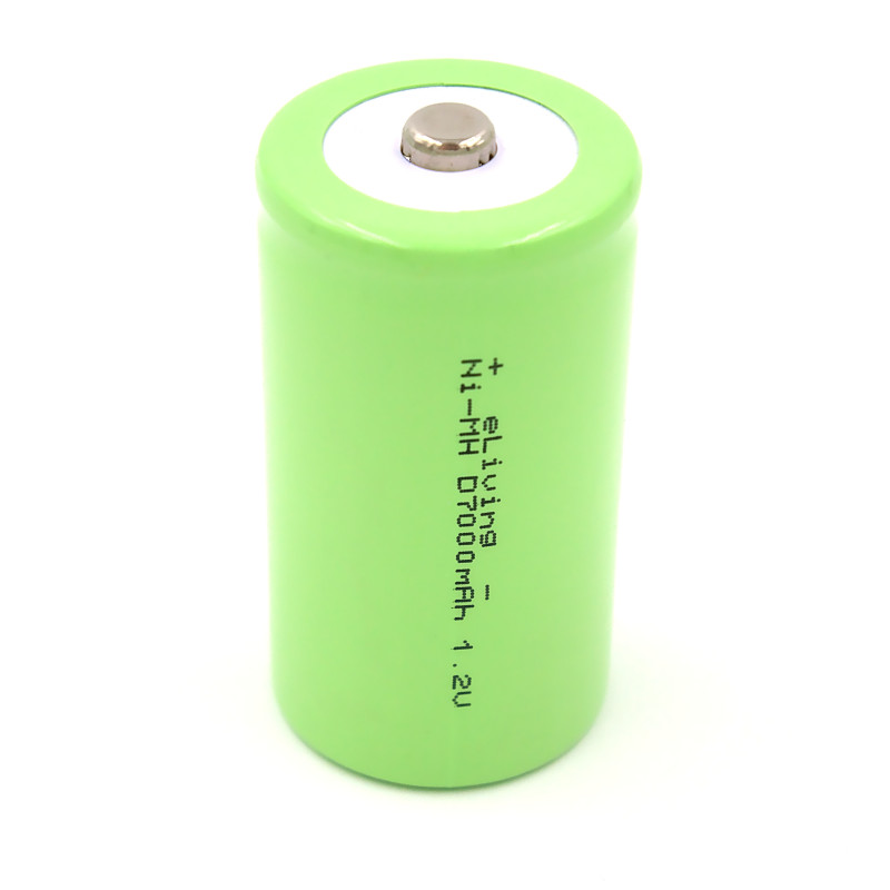 Wiederaufladbare D-Batterie. NiMH 1,2 V 7000 mAh (HR20)