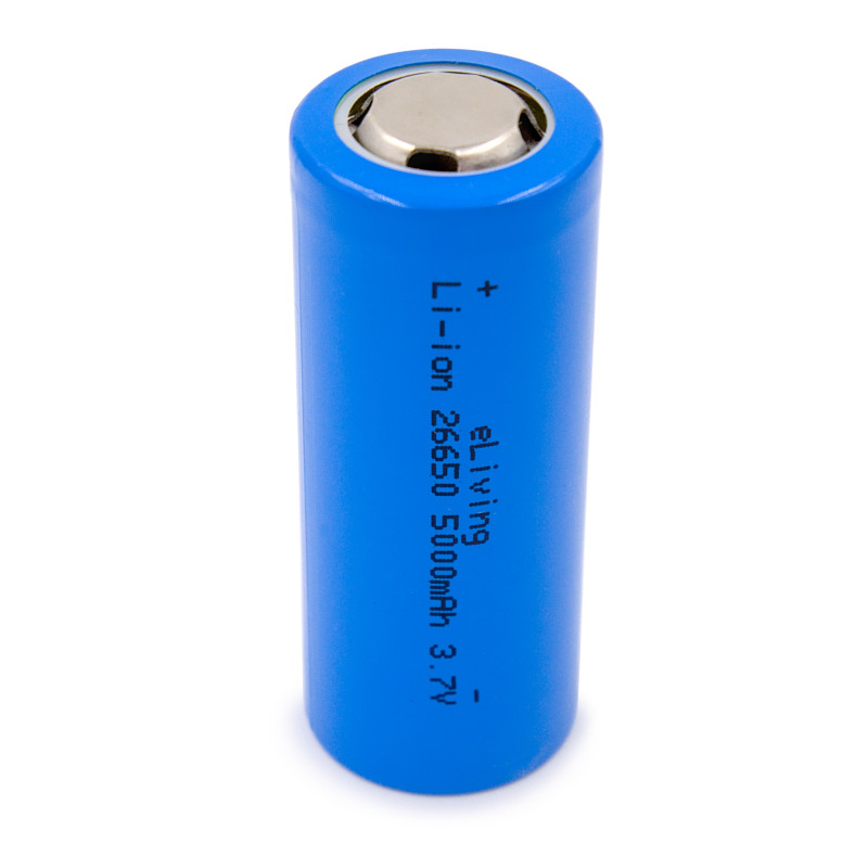 26650 3.7V Li-ion. 5000mAh