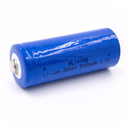 26650 Li-Ion Button Top Battery