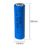 14500 li-ion 850mAh Button Top