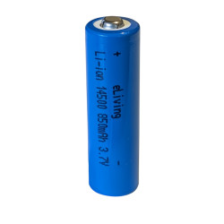 Batterie lithium-ion 14500 - 3,7 V Li-ion 850 mAh - Button Top