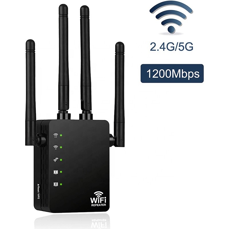 het dossier Lodge afwijzing 5Ghz en 2.4Ghz Dual Band Wifi Repeater 1200Mbps