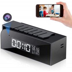 Bijproduct bijl Vervolg Wifi Camera klok, Verborgen Spy Cam/bewakingscamera in een klok/wekker